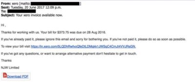 Phishing Email Scam